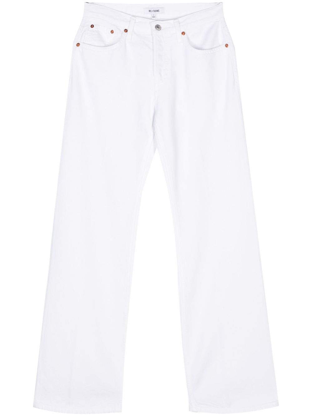Loose Boot bootcut jeans - White
