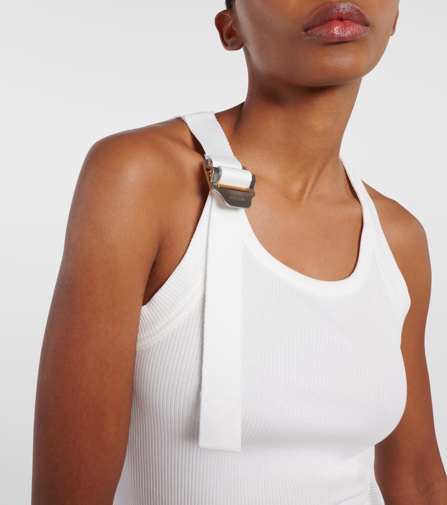 Safety Slider cotton-blend tank top