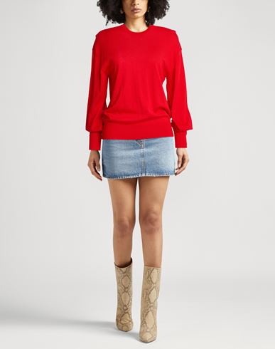 Woman Sweater Red Size M Merino Wool