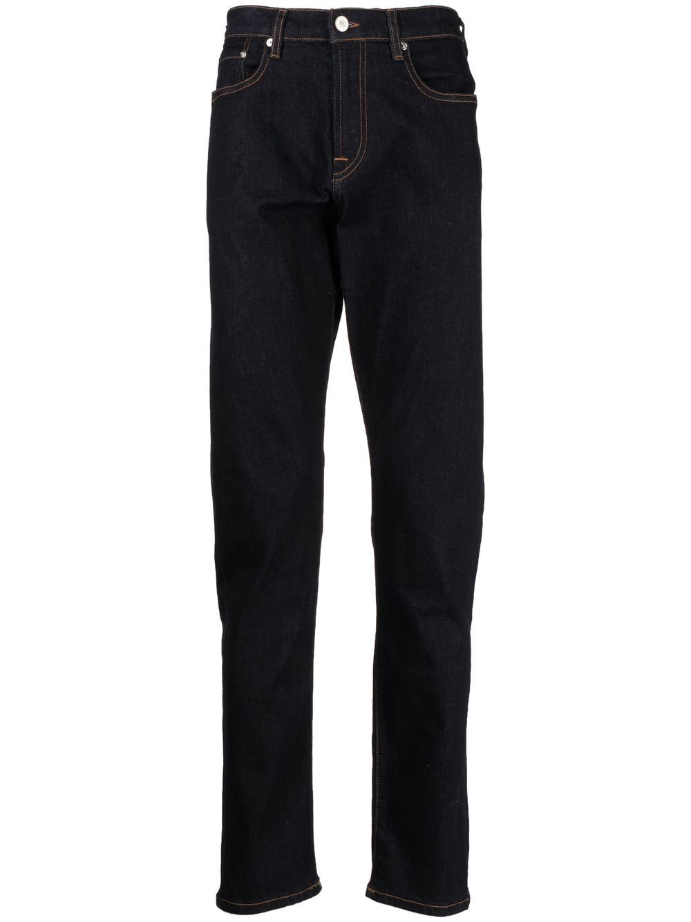 Mid-rise slim-fit jeans - Blue