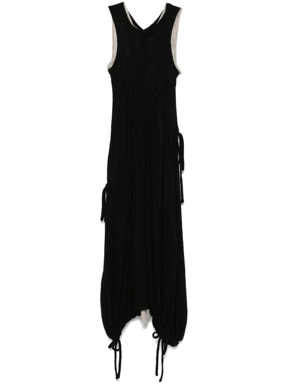 Layered maxi dress - Black