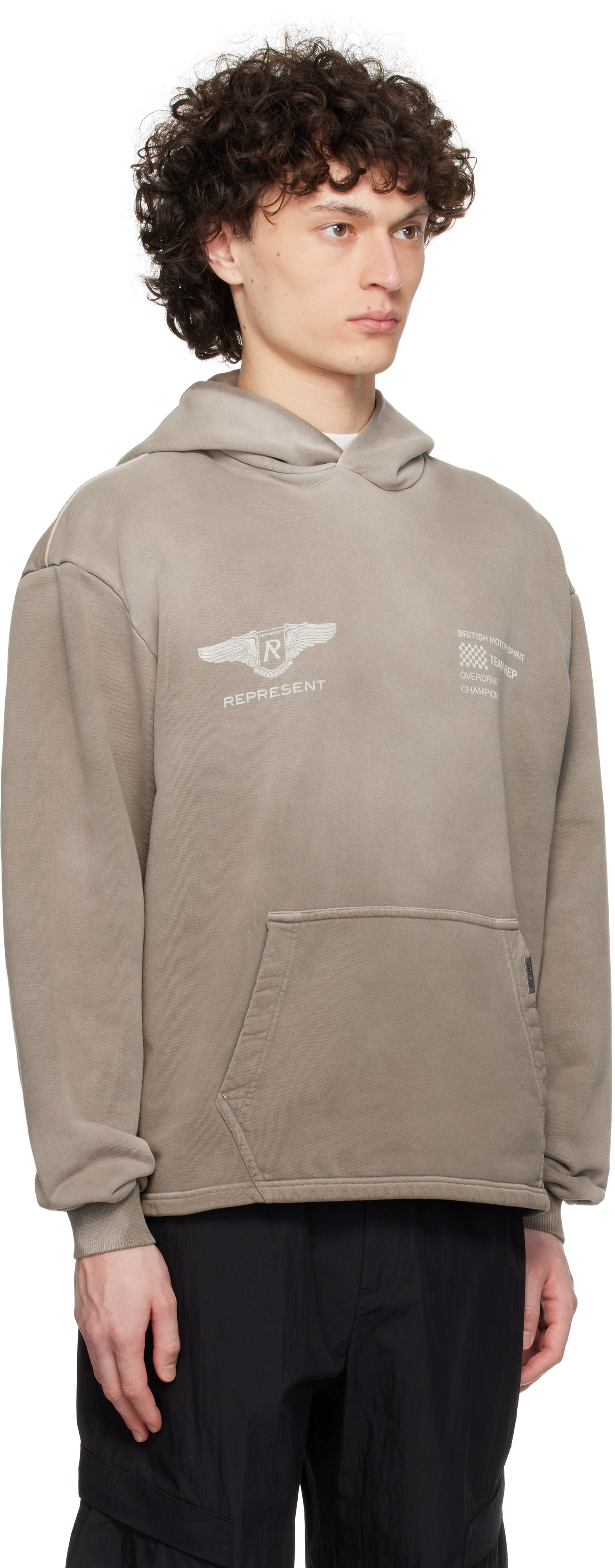 Represent Gray 'Team Rep' Hoodie