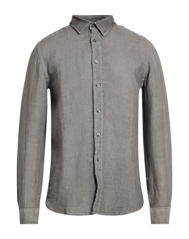 Man Shirt Grey Size 3XL Linen