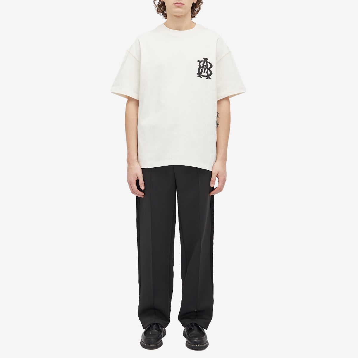 Men's Monogram Track Pants Black