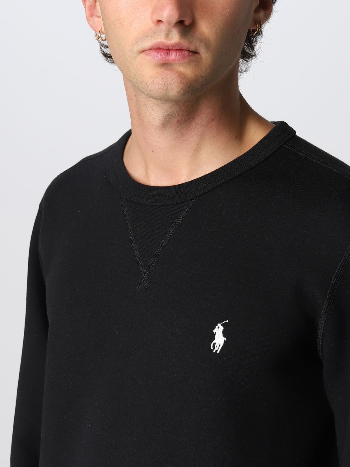 Sweatshirt Men color Black