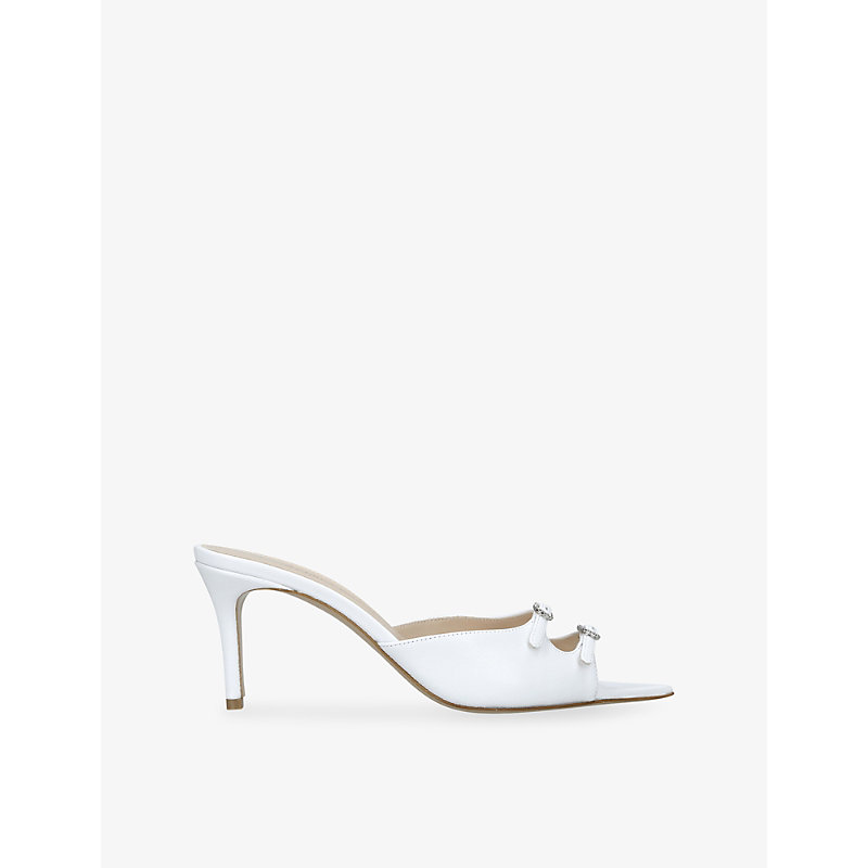 Womens Carol 75 Leather Heeled Mules
