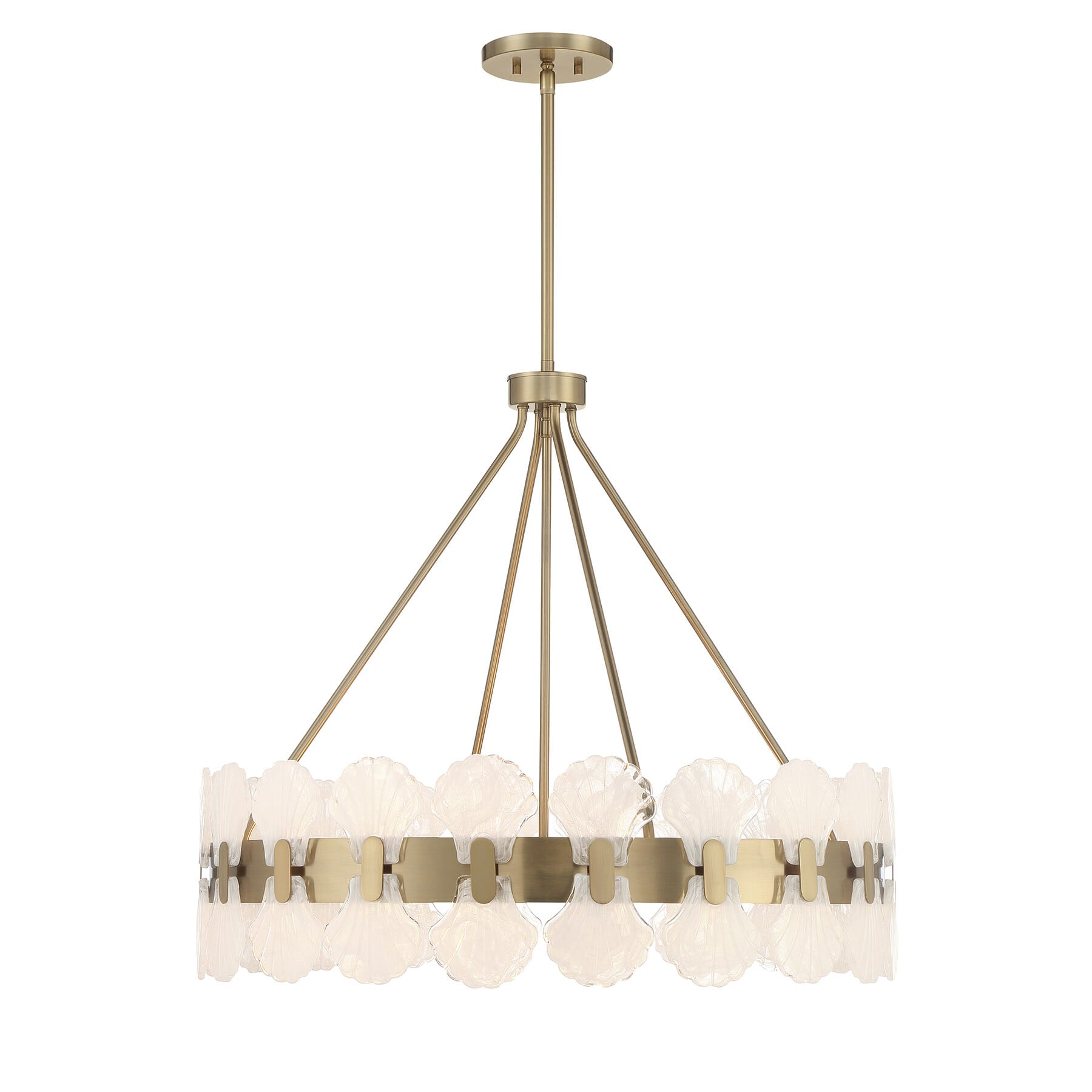 Bancroft 6-Light Chandelier in Noble Bra