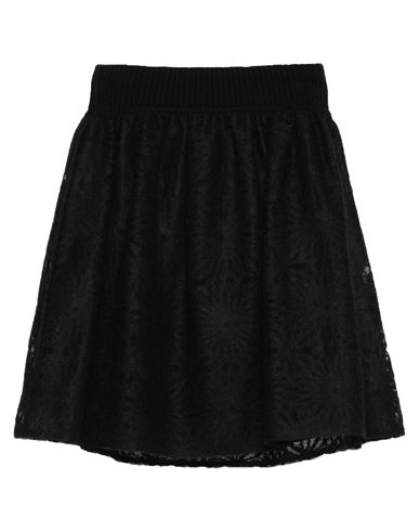 Alberta Ferretti Woman Mini skirt Black Size 4 Acrylic, Polyamide, Mohair wool, Polyester