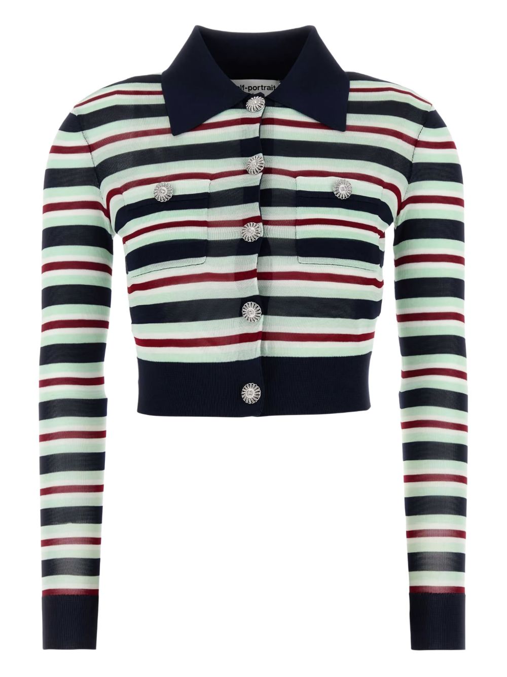 Striped cardigan - Blue