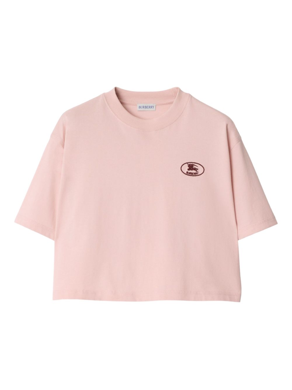 Burberry cropped cotton T-shirt - BOUQUET