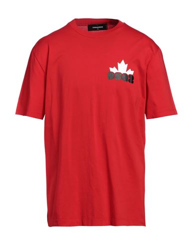 Man T-shirt Red