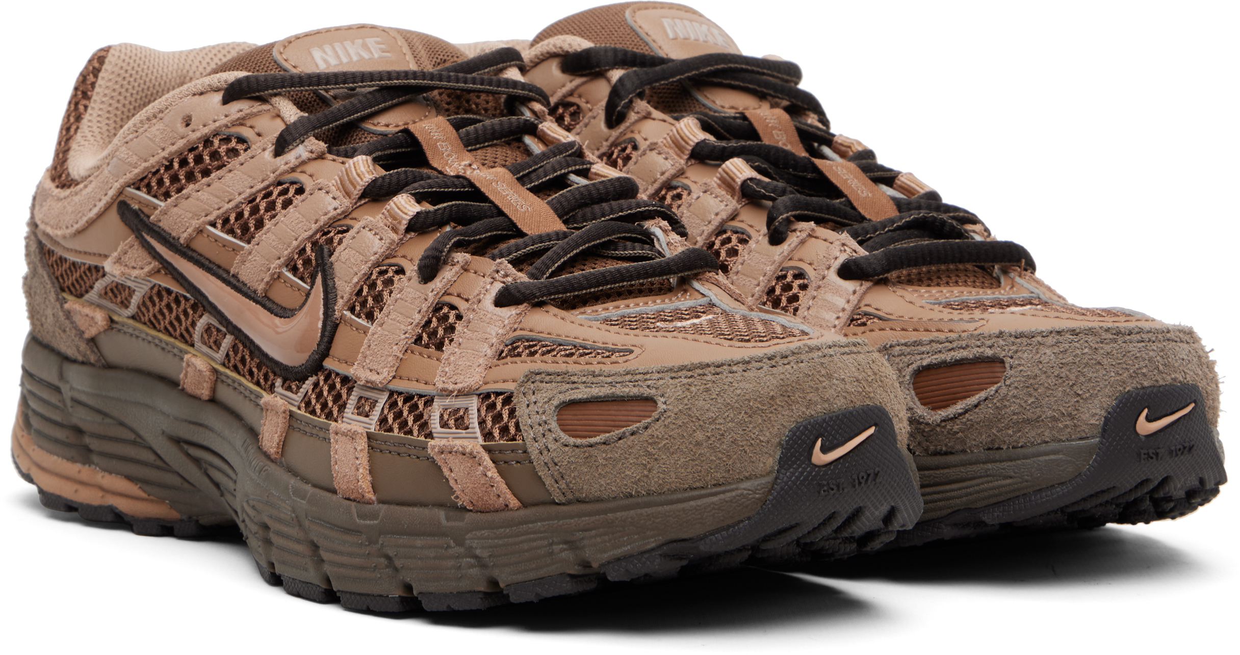 Brown P-6000 Suede Sneakers