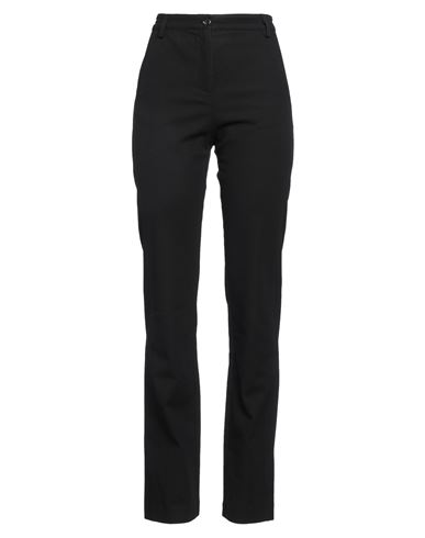 Woman Pants Black Size 8 Cotton, Elastane