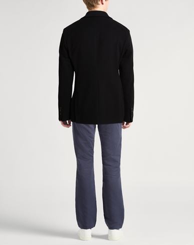 Man Blazer Black Size 42 Cotton, Elastane