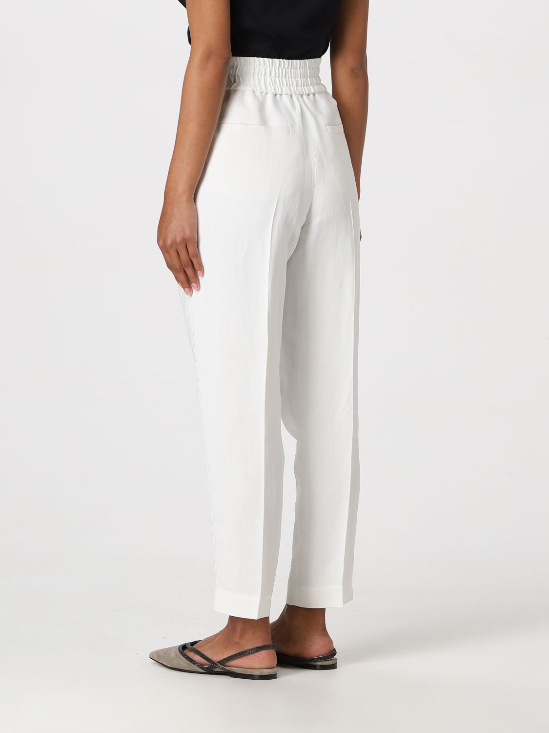 Pants Woman color White