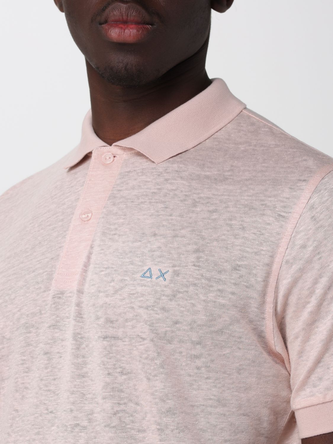 Polo Shirt Men color Pink