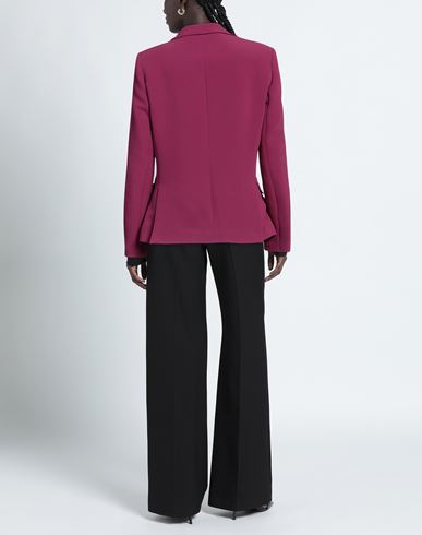 Woman Blazer Mauve Size 2 Polyester, Elastane