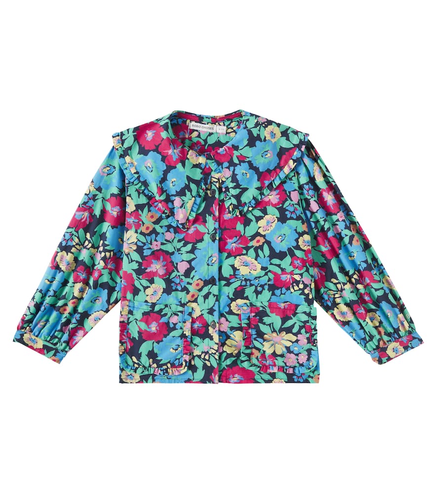 Floral cotton shirt