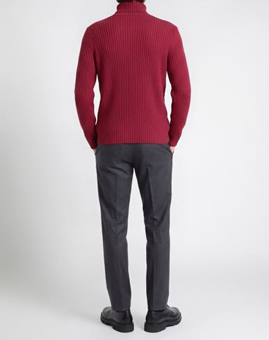 Man Turtleneck Magenta Size XXL Merino Wool, Acrylic