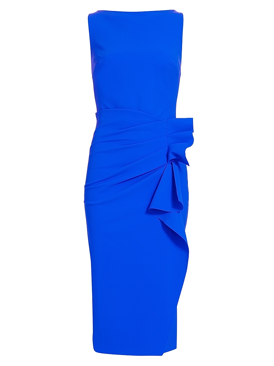 Women's Tradrum Gathered Sheath Dress - Blue Klein