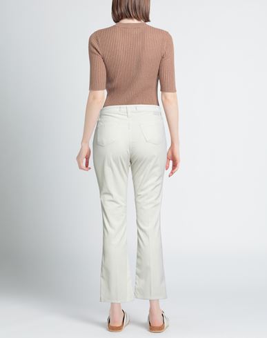 Woman Pants White Size 28 Cotton, Modal, Elastane