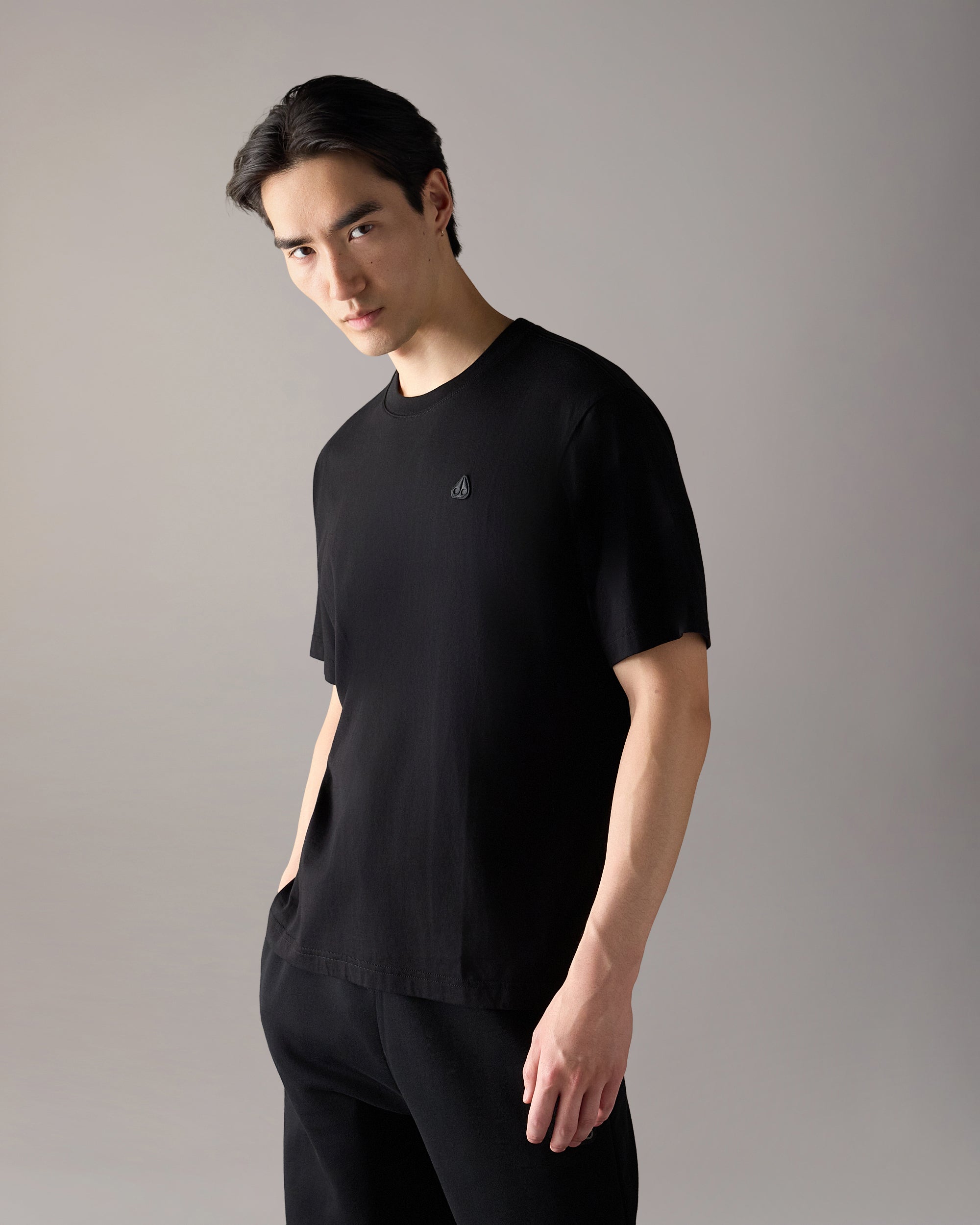 Moose Knuckles - Men's Yul Classic T-shirt - Color: Black