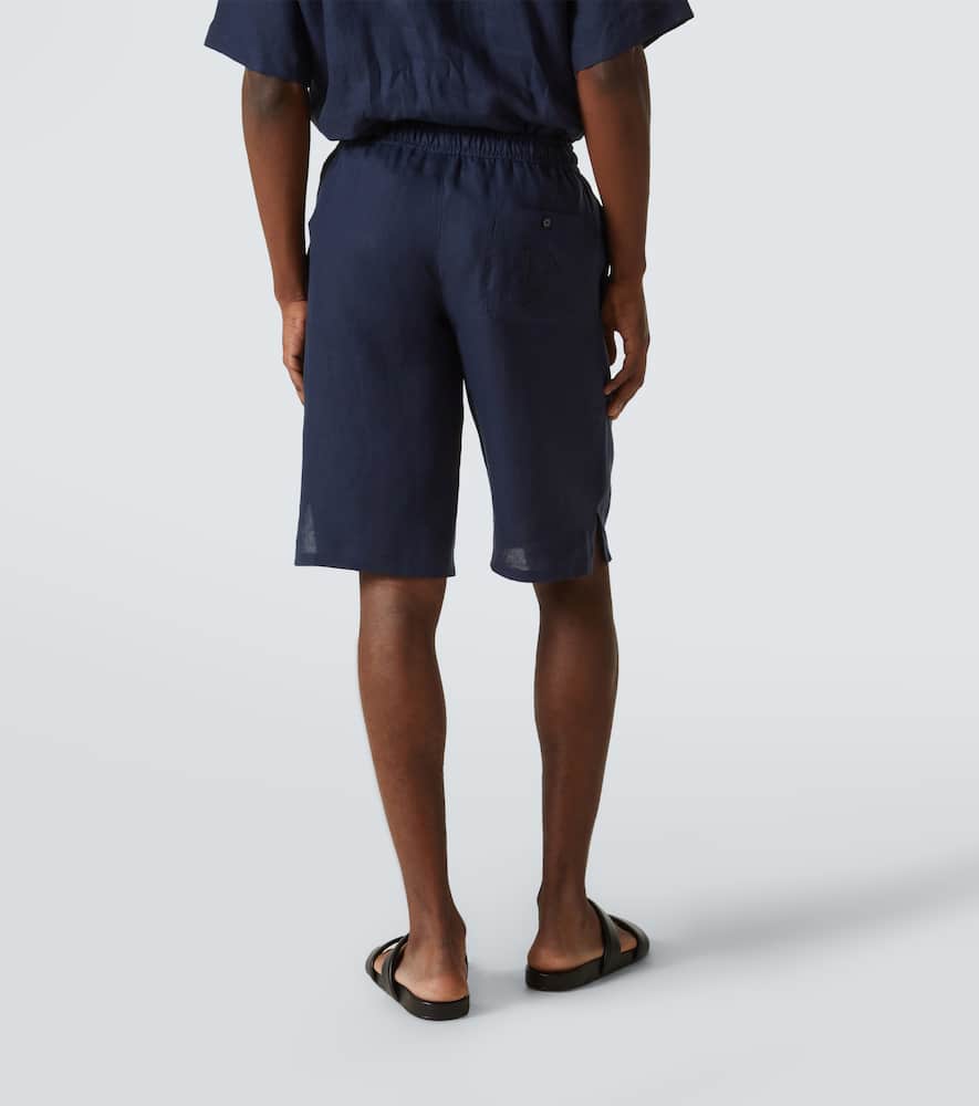 Linen Bermuda shorts