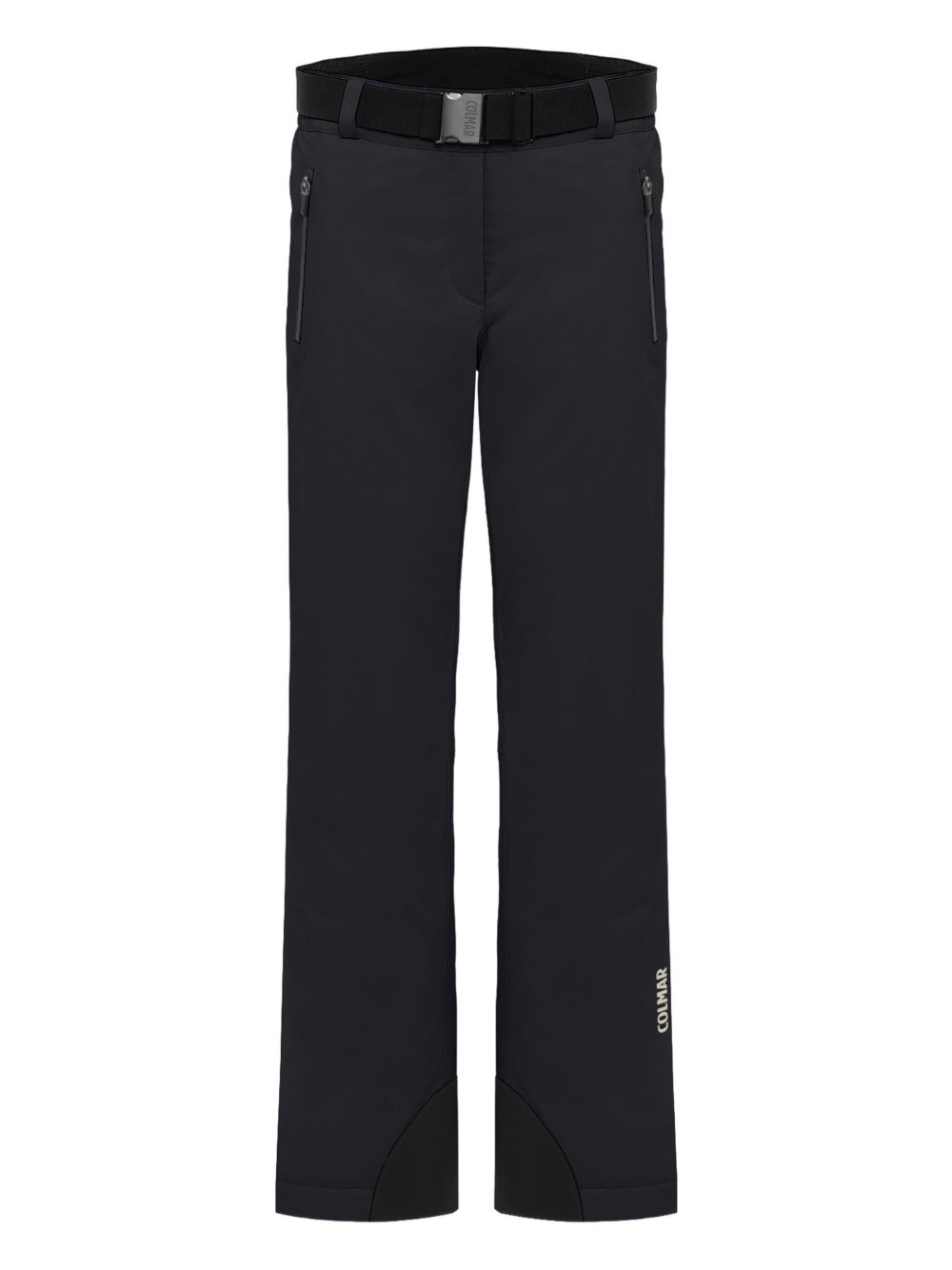 Belted padded ski pants - Black