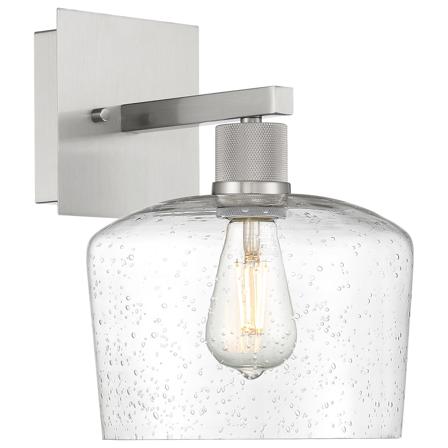 Brushed Steel LED Wall Sconce from the Port Nine Chardonnay Collection