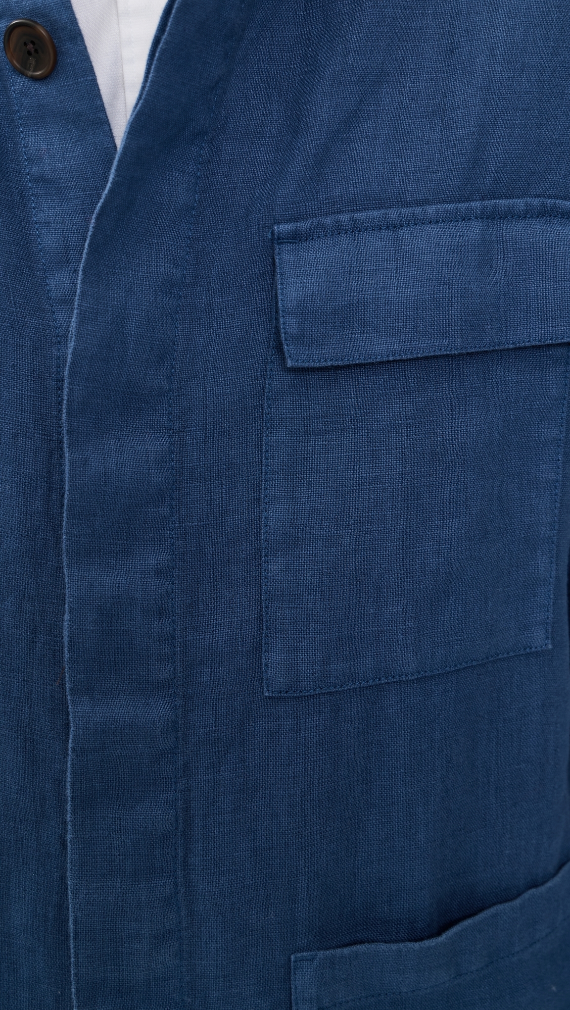 Jared Work Jacket In Linen French Navy