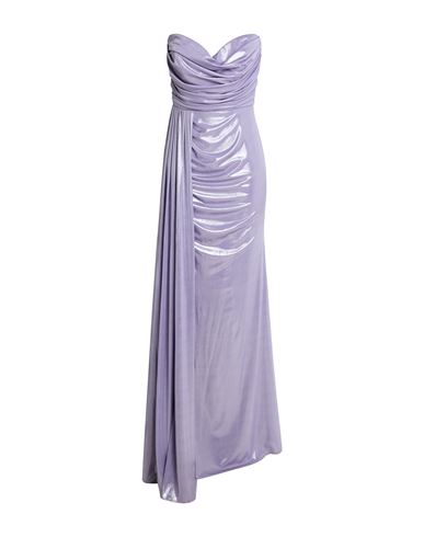 Woman Maxi dress Lilac Size 8 Polyester