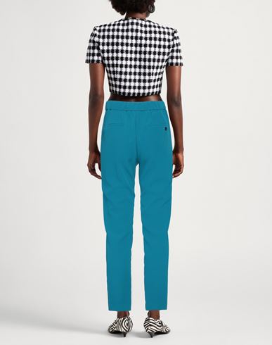 Woman Pants Azure Size S Polyester, Elastane