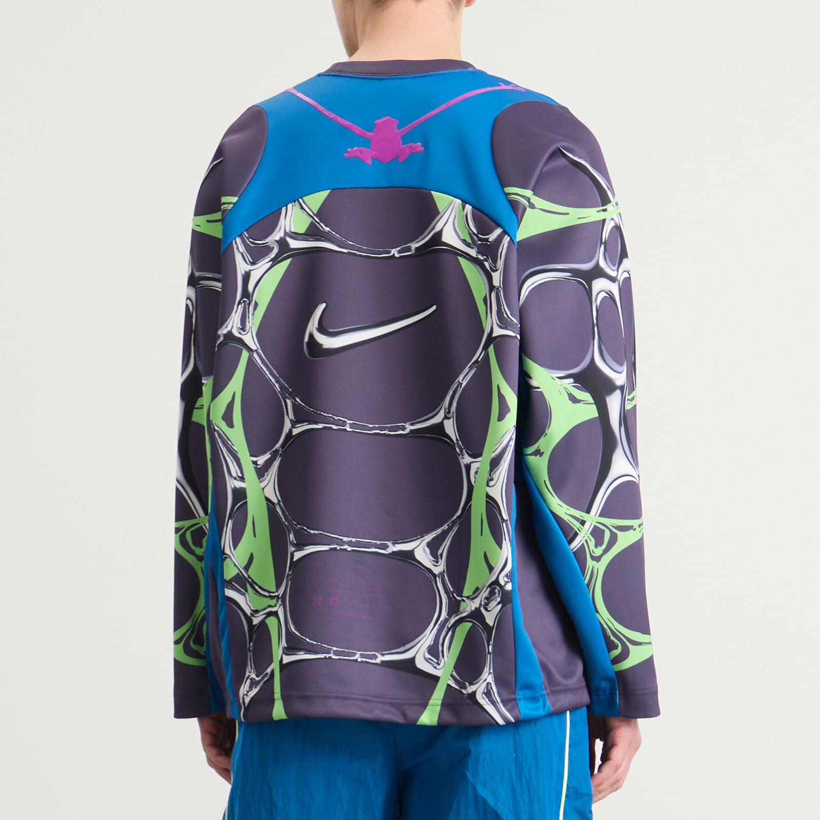 Men's Project F.R.O.G. Jelly Cage Jersey Top in Brilliant Blue/Dark Raisin/Vivid Purple