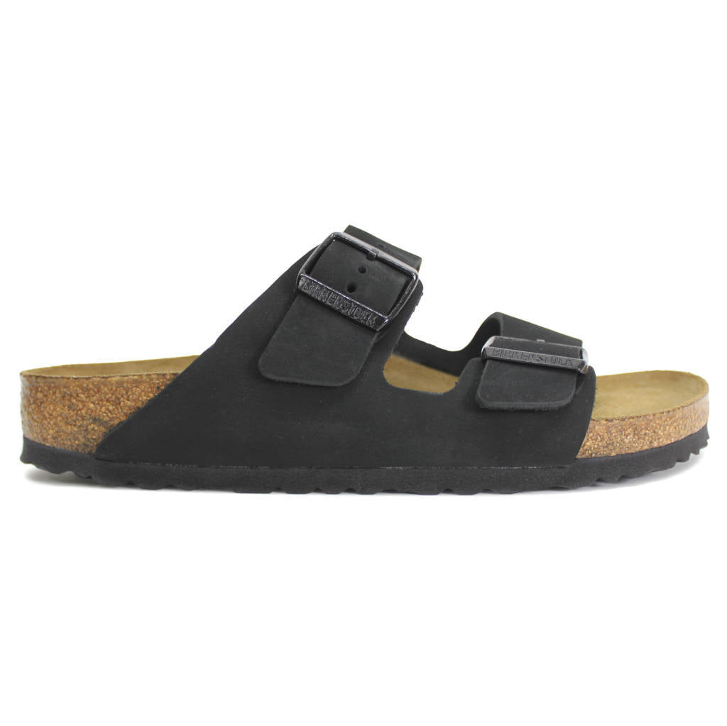 Birkenstock Arizona BS Nubuck Leather Unisex Slides Sandals