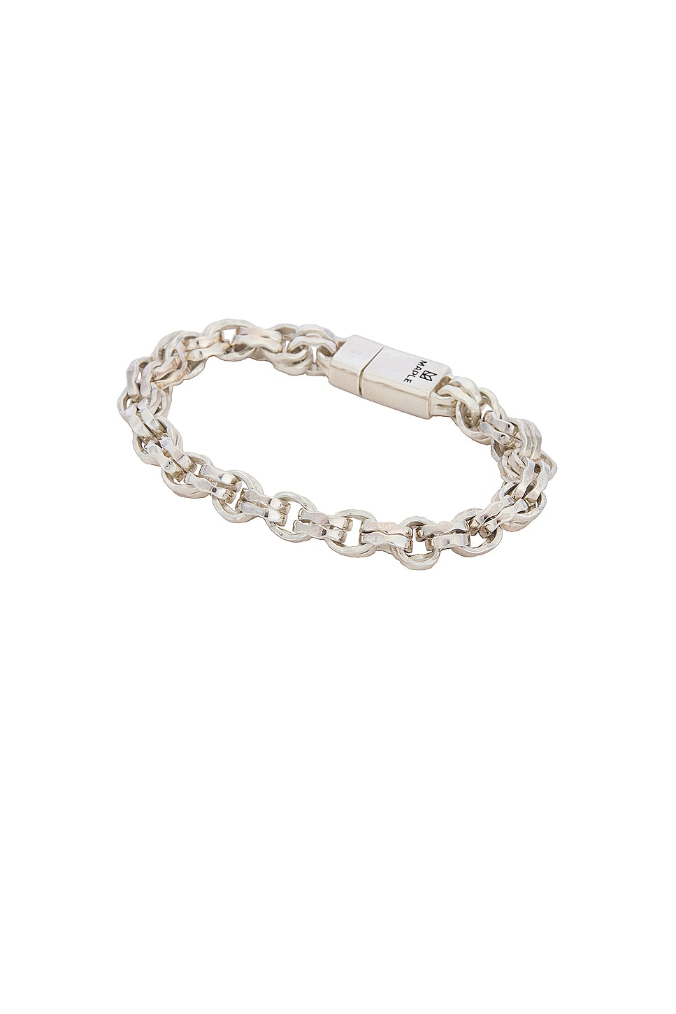 Men's Camp Bracelet in Silver, Size Small
