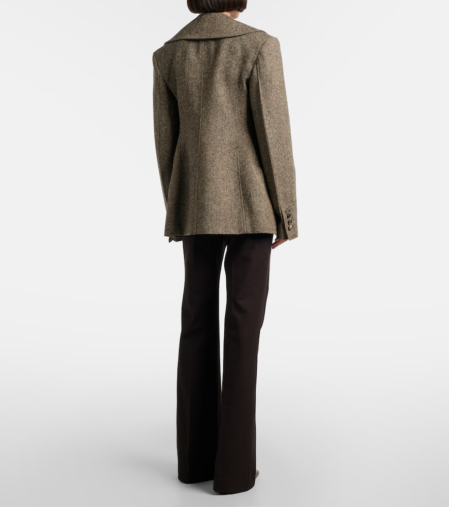 Tafira high-rise gabardine flared pants
