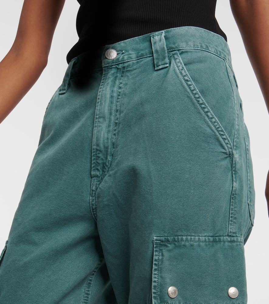 Vivian Strap high-rise wide-leg jeans