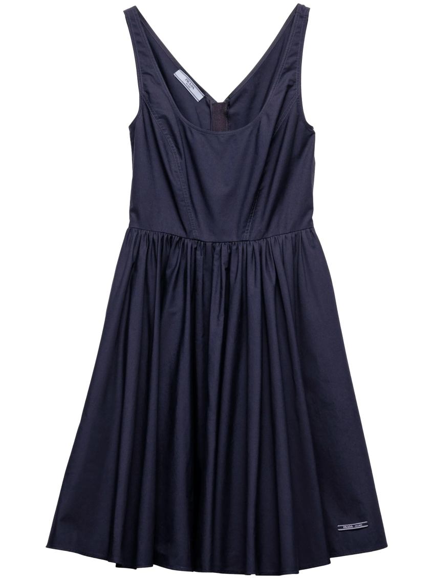 Navy Blue Mini Dress
