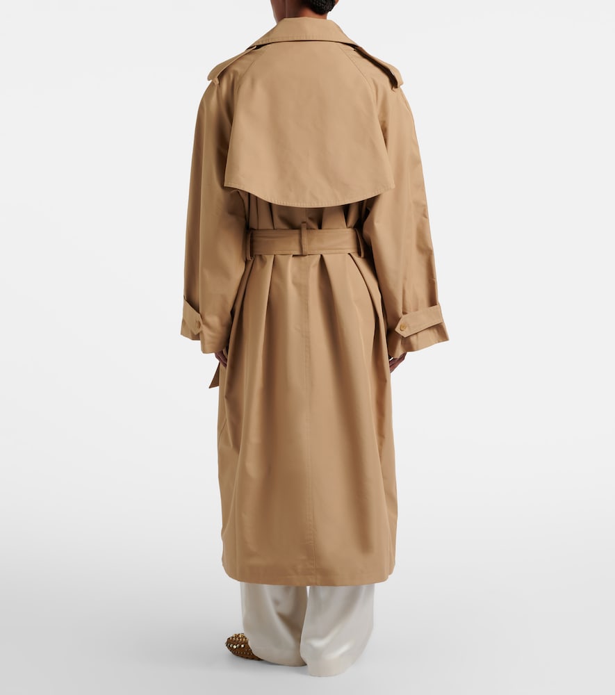 Riva oversized cotton trench coat