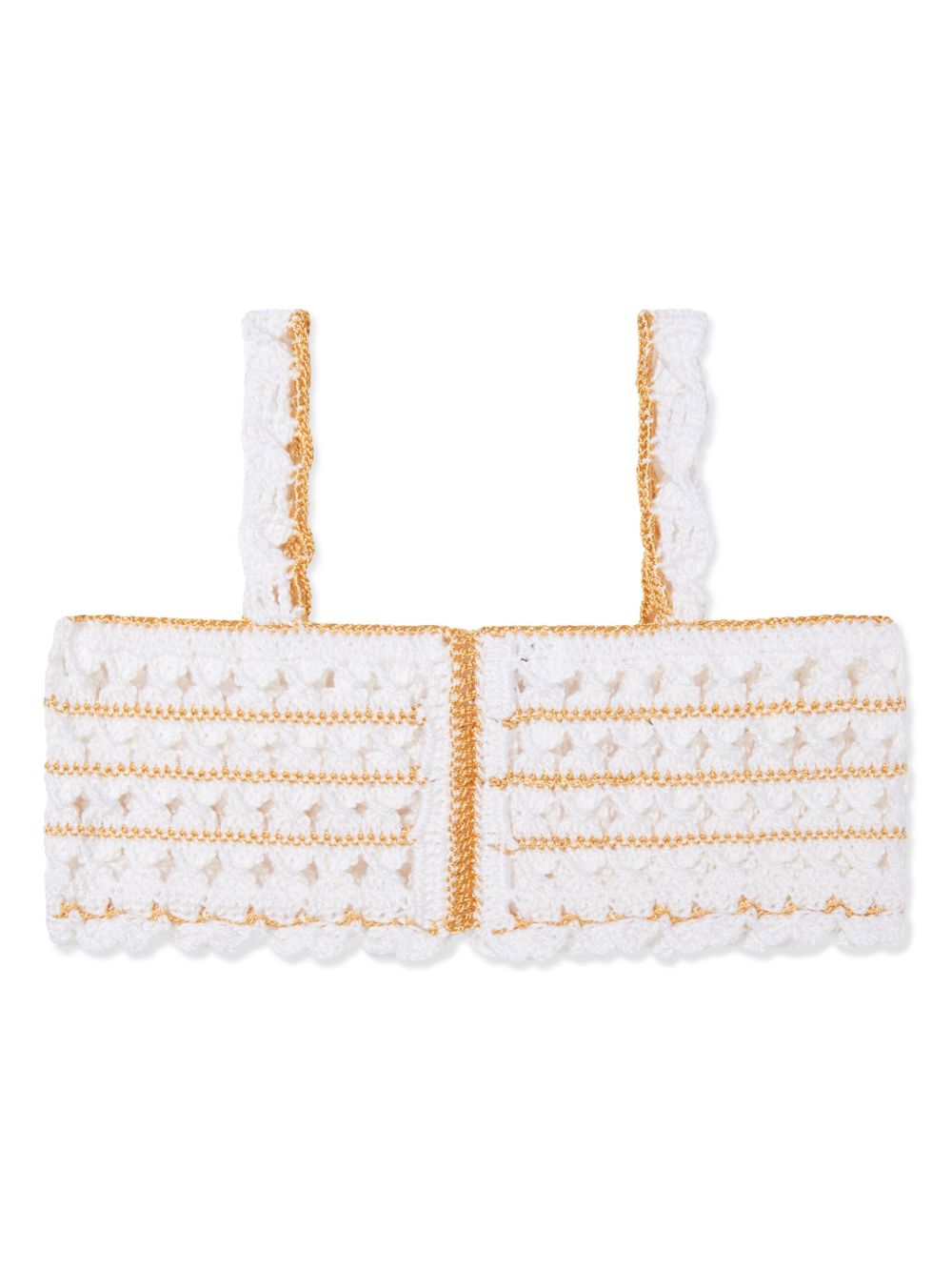 Crochet crop top - White