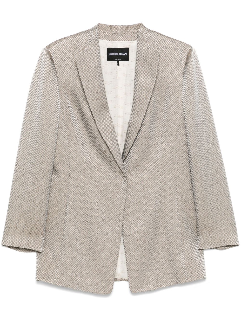 Jacquard blazer - Grey