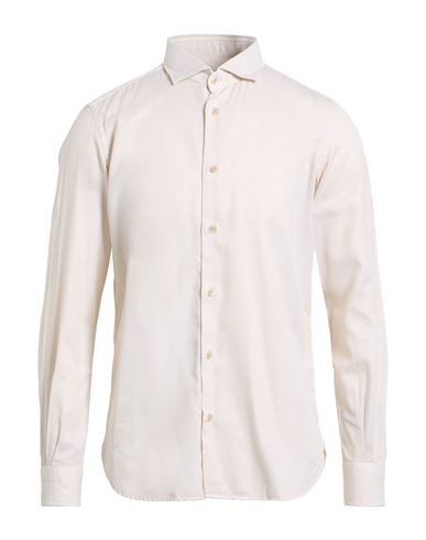 Man Shirt Cream Size 17 Lyocell