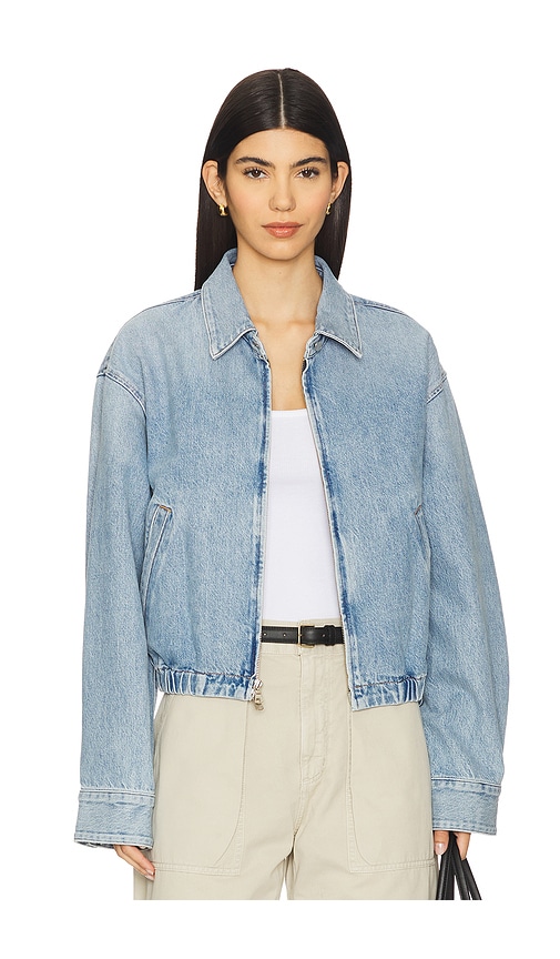 AGOLDE Nile Jacket in Space - Blue.  XL also in