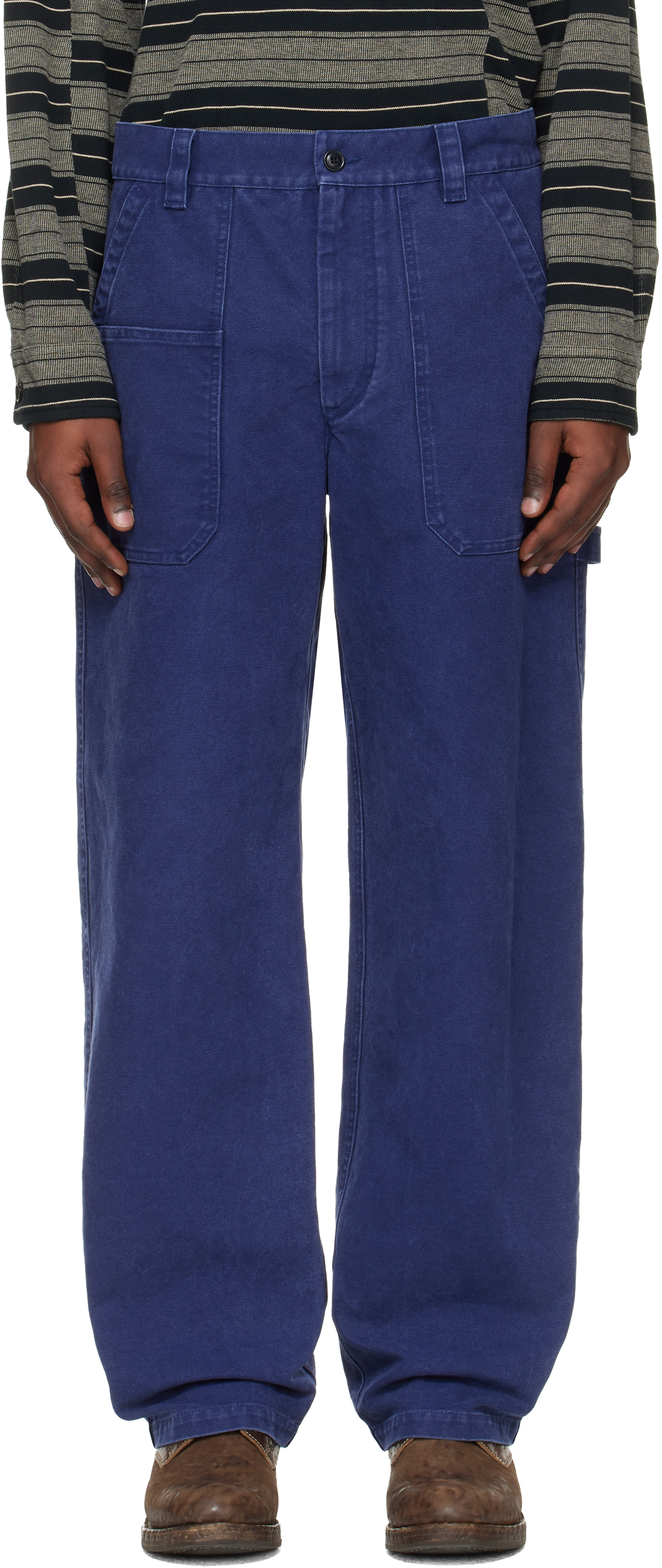 Blue Albo Trousers