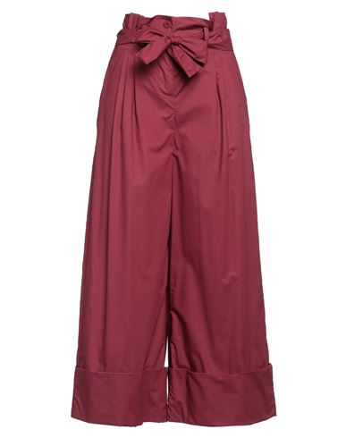 Caractère Woman Pants Garnet Size 4 Cotton