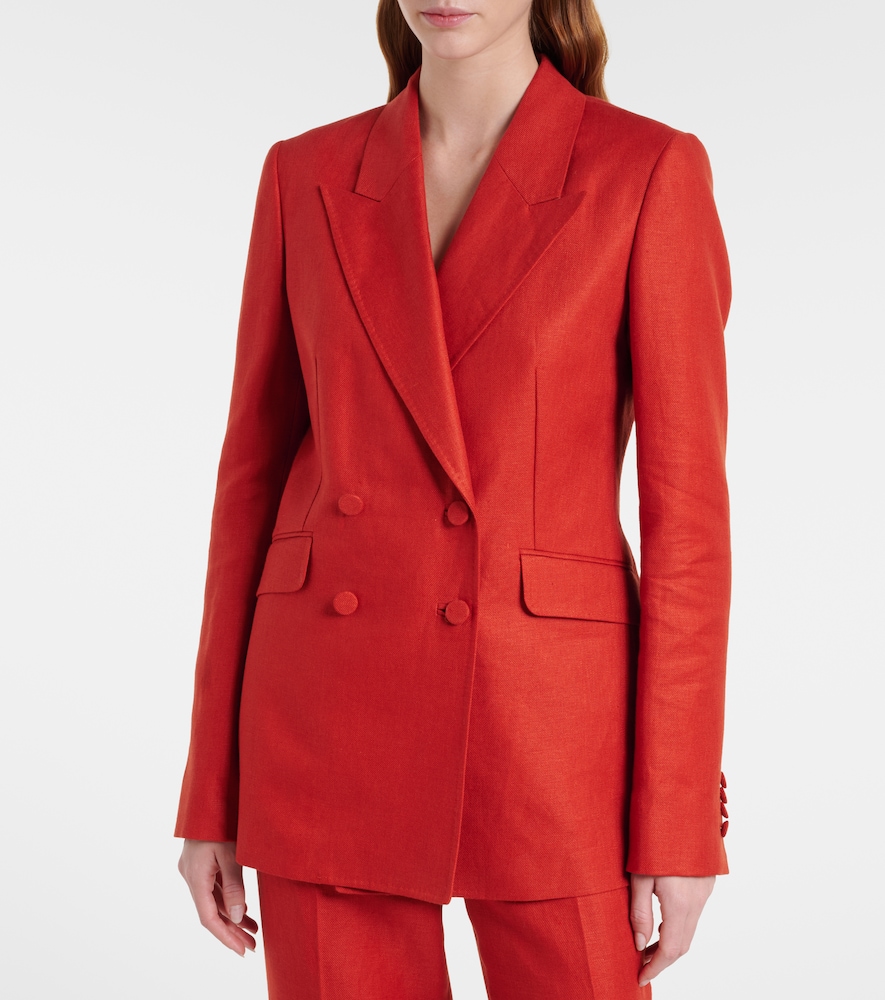 Angela linen twill blazer