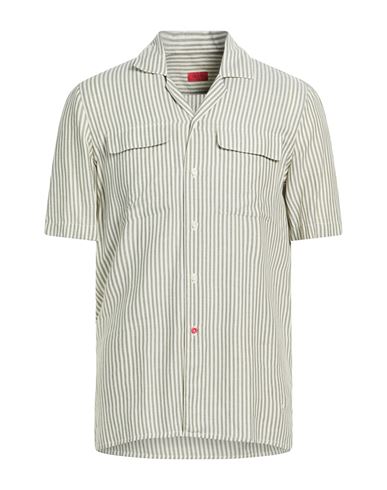 Man Shirt Military green Size 15 ¾ Cotton, Cashmere