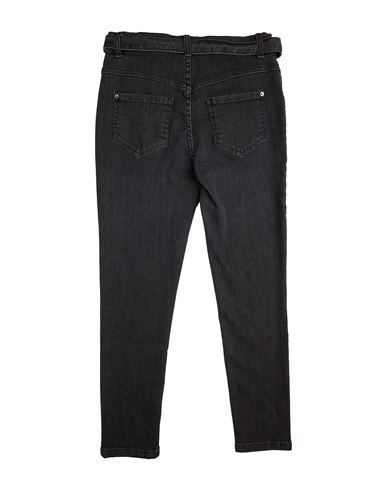 Kid Girl Jeans Black Size 10 Cotton, Elastane