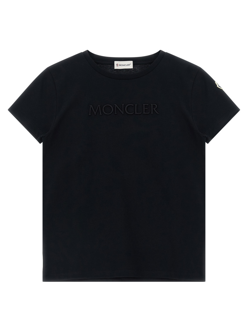 Girls Black Logo T-shirt