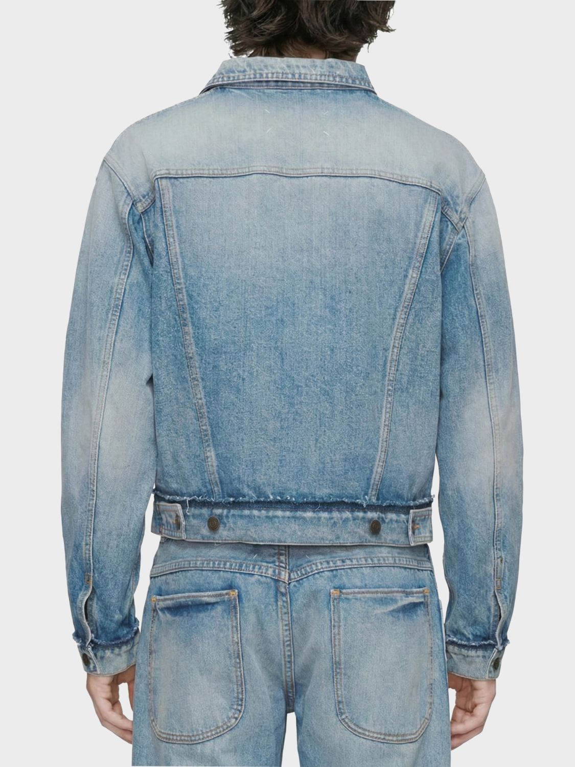 Jacket Men color Denim
